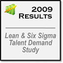 2009 Study Results Lean & Six Sigma Talent Demand Study